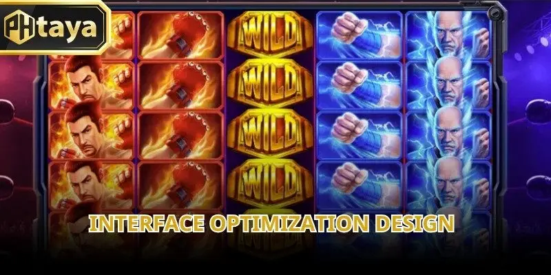 The Boxing King interface features clear visual hierarchies