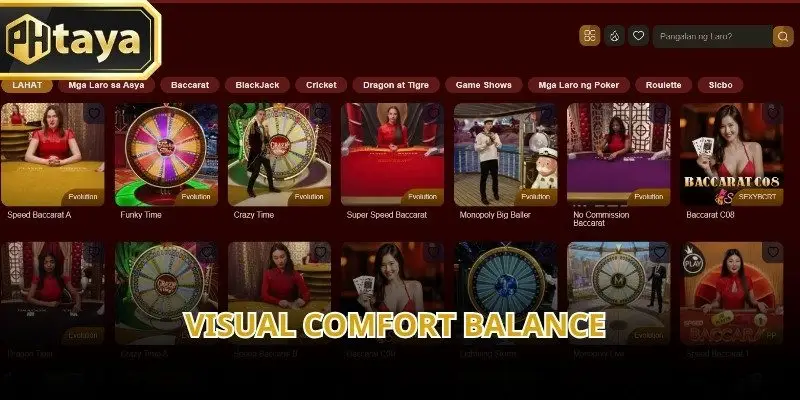 Live casino interfaces avoid excessive clutter that could cause fatigue
