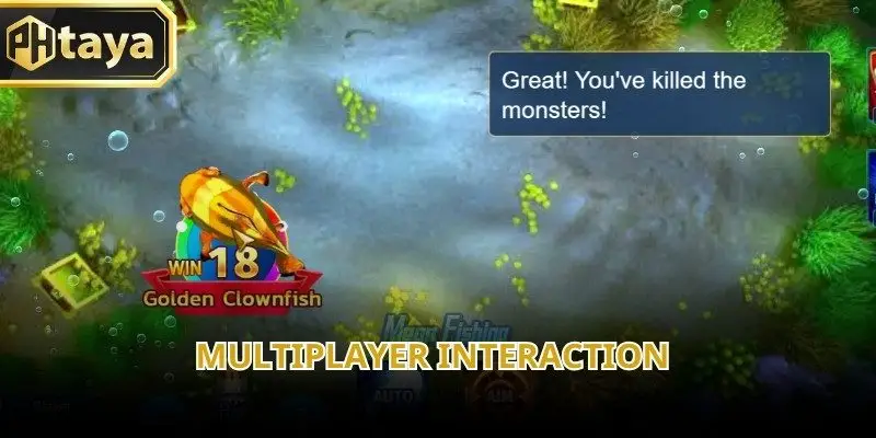 Mega Fishing supports multiplayer tables where several players can hunt