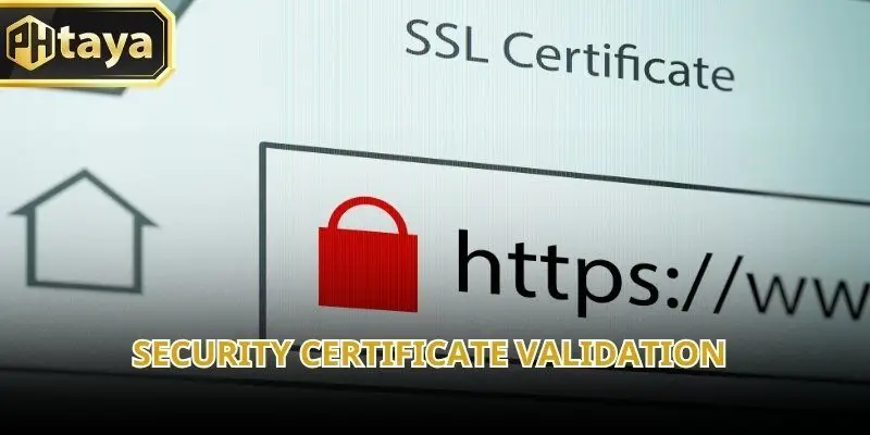 Official platforms implement valid SSL encryption to protect user data