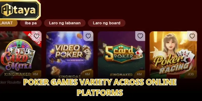 Poker games introduction for modern online entertainment