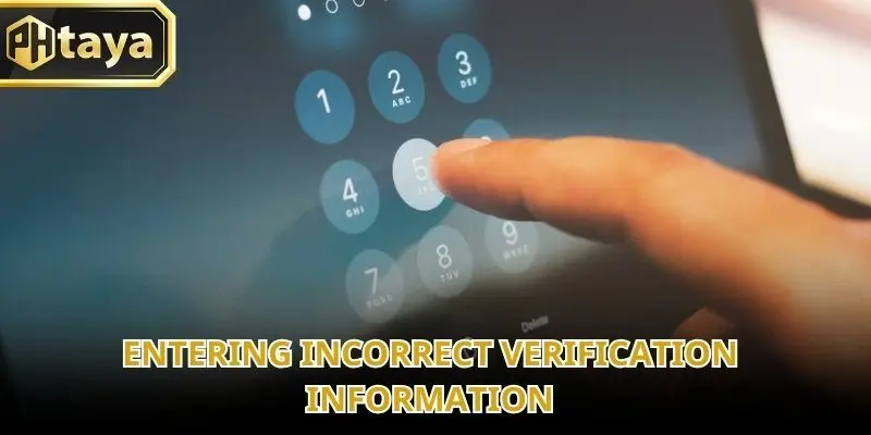 Submitting outdated or incorrect contact details during identity verification often results in failed recovery attempts