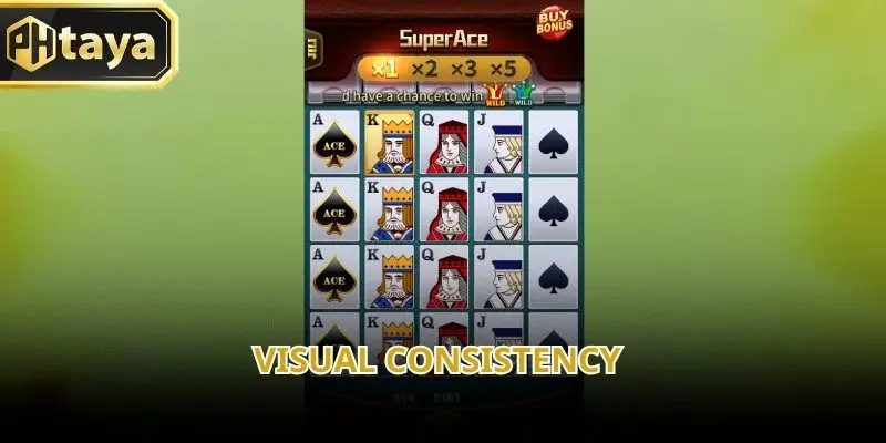 Slots designed with balanced visual elements reduce eye strain while preserving